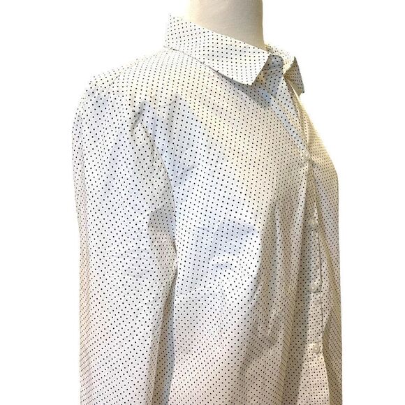 PLUS SIZE Oversized White Buttoned Down Shirt OX Woman - Picture 6 of 10